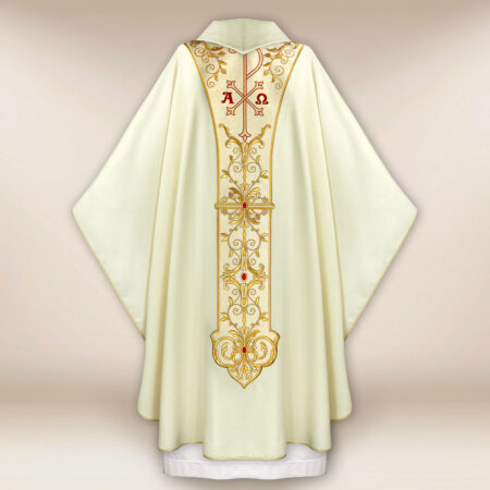 Casula liturgica con Gesù Cristo Re