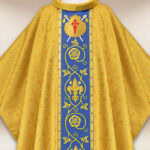 Casula sacerdotale ricamata d'oro Conchiglie di San Giacomo