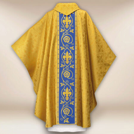 Casula sacerdotale ricamata d'oro Conchiglie di San Giacomo