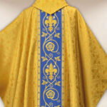Casula sacerdotale ricamata d'oro Conchiglie di San Giacomo