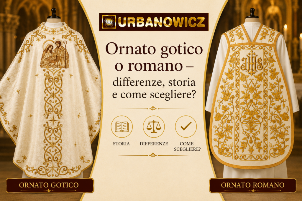 Paramento gotico o romano: differenze, storia e come scegliere?