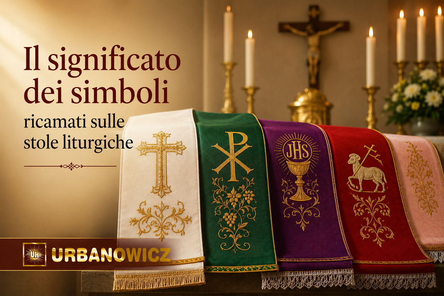 Il significato dei simboli ricamati sui paramenti liturgici