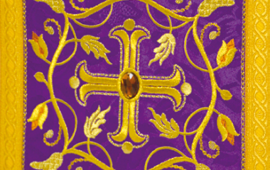 motivo vegetale nella decorazione liturgica ricamata