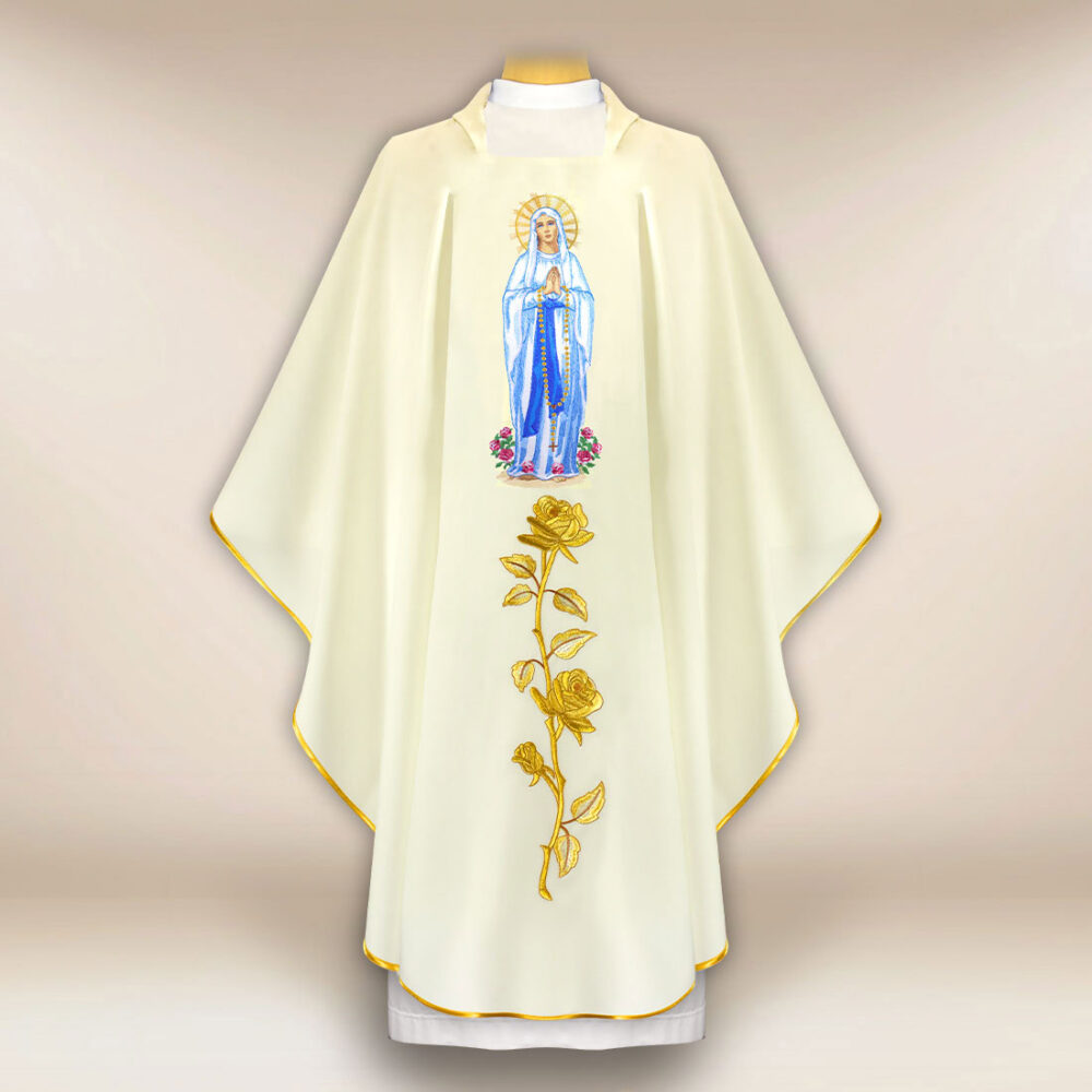 Ornat haftowany “Madonna Di Lourdes” Ornat haftowany “Madonna Di Lourdes”