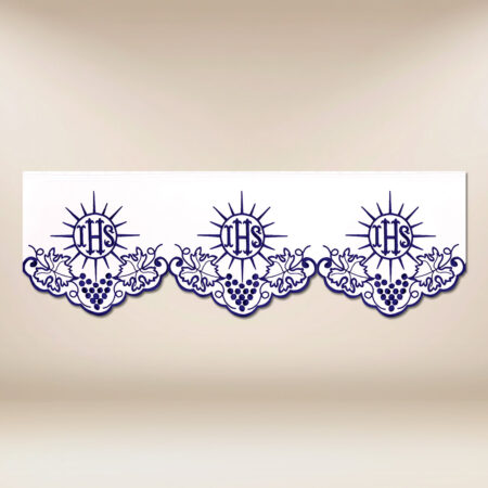 Pizzo ricamato „Cristiano” viola