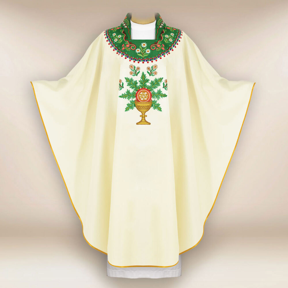 Casula sacerdotale ricamata góralska