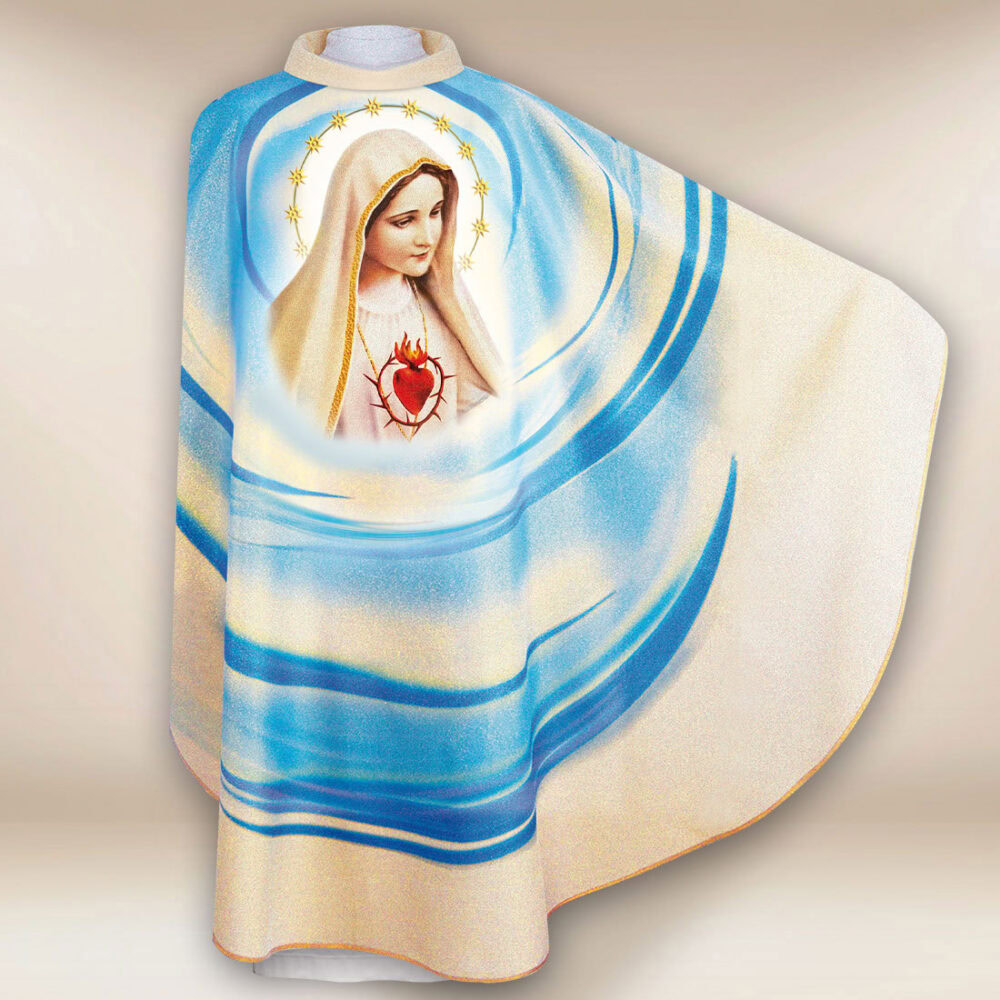 Casula con l'immagine della Madonna di Fatima