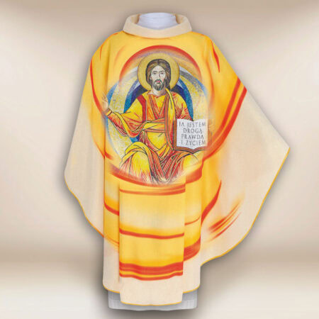 Casula con l'immagine di Gesù Cristo
