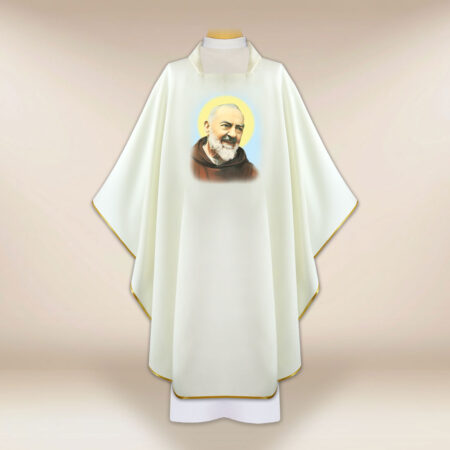 Casula con immagine di San Padre Pio