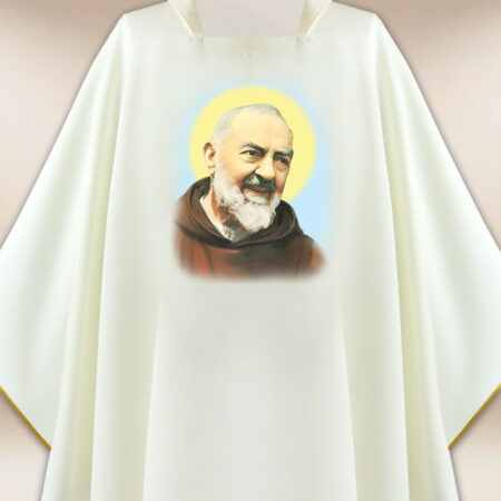 Casula con immagine di San Padre Pio