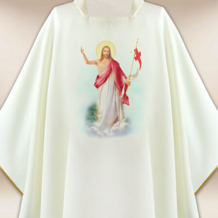 Casula con immagine Gesù Risorto