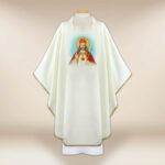 Casula con immagine Cristo Re