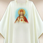 Casula con immagine Cristo Re