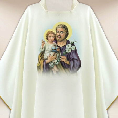 Casula con immagine di San Giuseppe