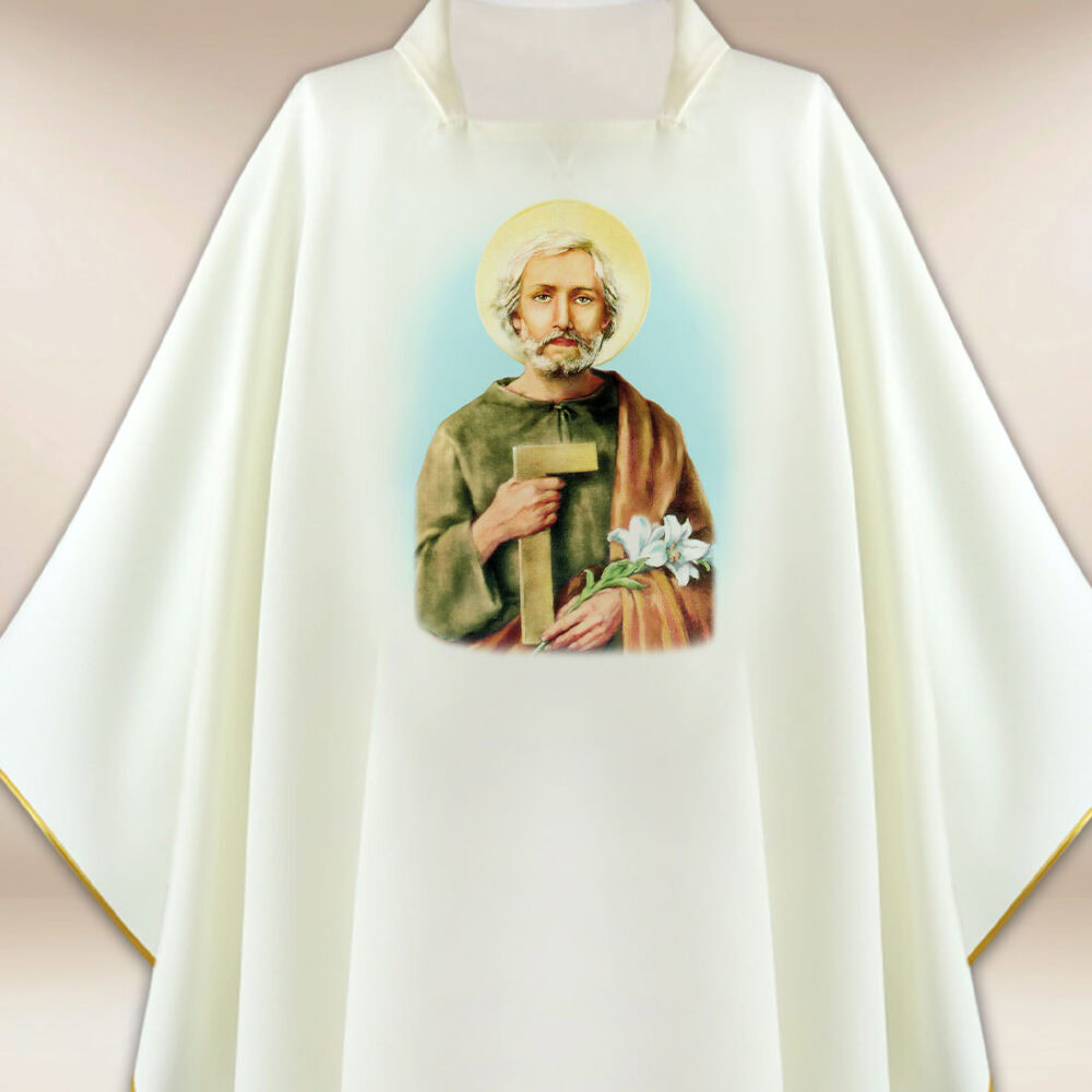 Casula con immagine di San Giuseppe