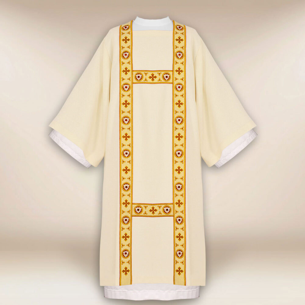 Dalmatica liturgica ricamata classica