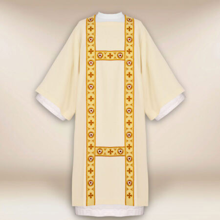 Dalmatica liturgica ricamata classica