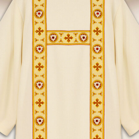 Dalmatica liturgica ricamata classica