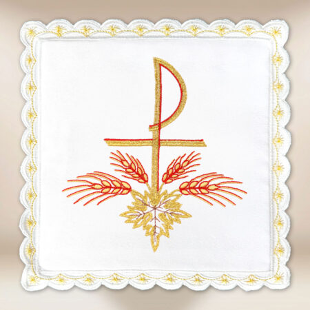 Palla ricamata bianca