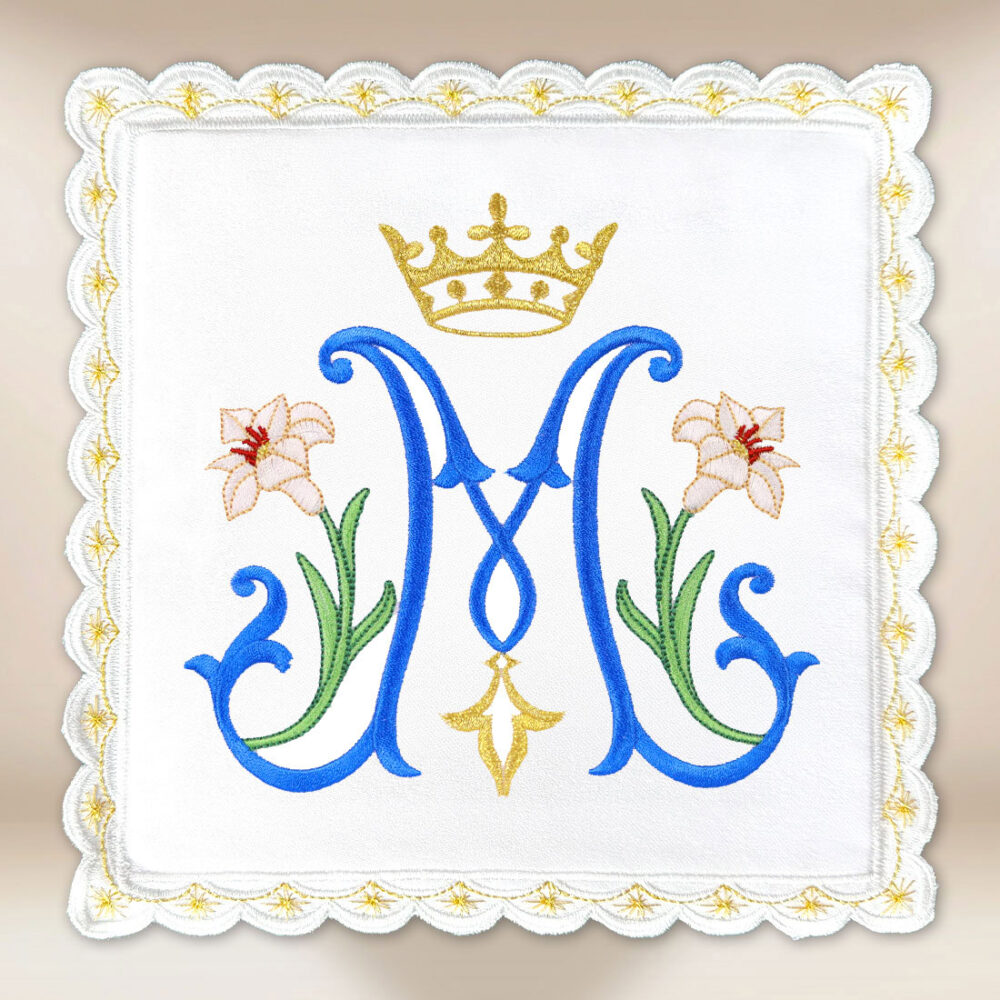 Palla mariana ricamata