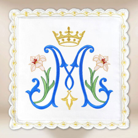 Palla mariana ricamata