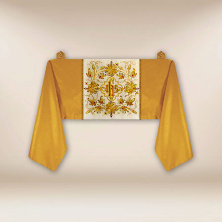 Velo omerale ricamato oro