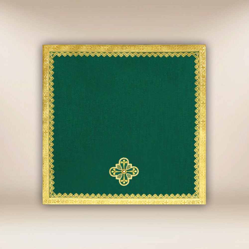 Velo per calice verde liturgico