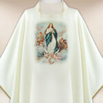 Casula con immagine Madonna Assunta