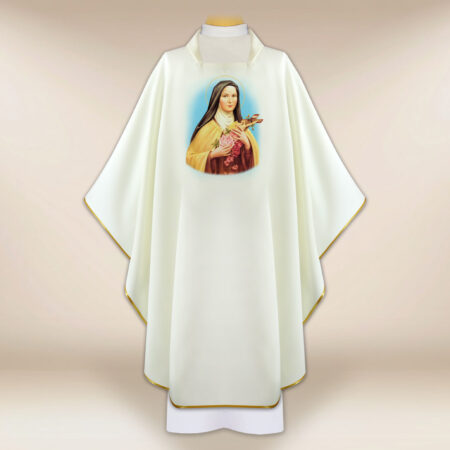 Casula con immagine di Santa Teresa