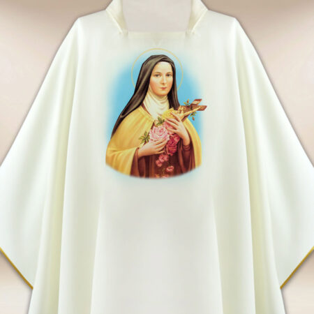 Casula con immagine di Santa Teresa