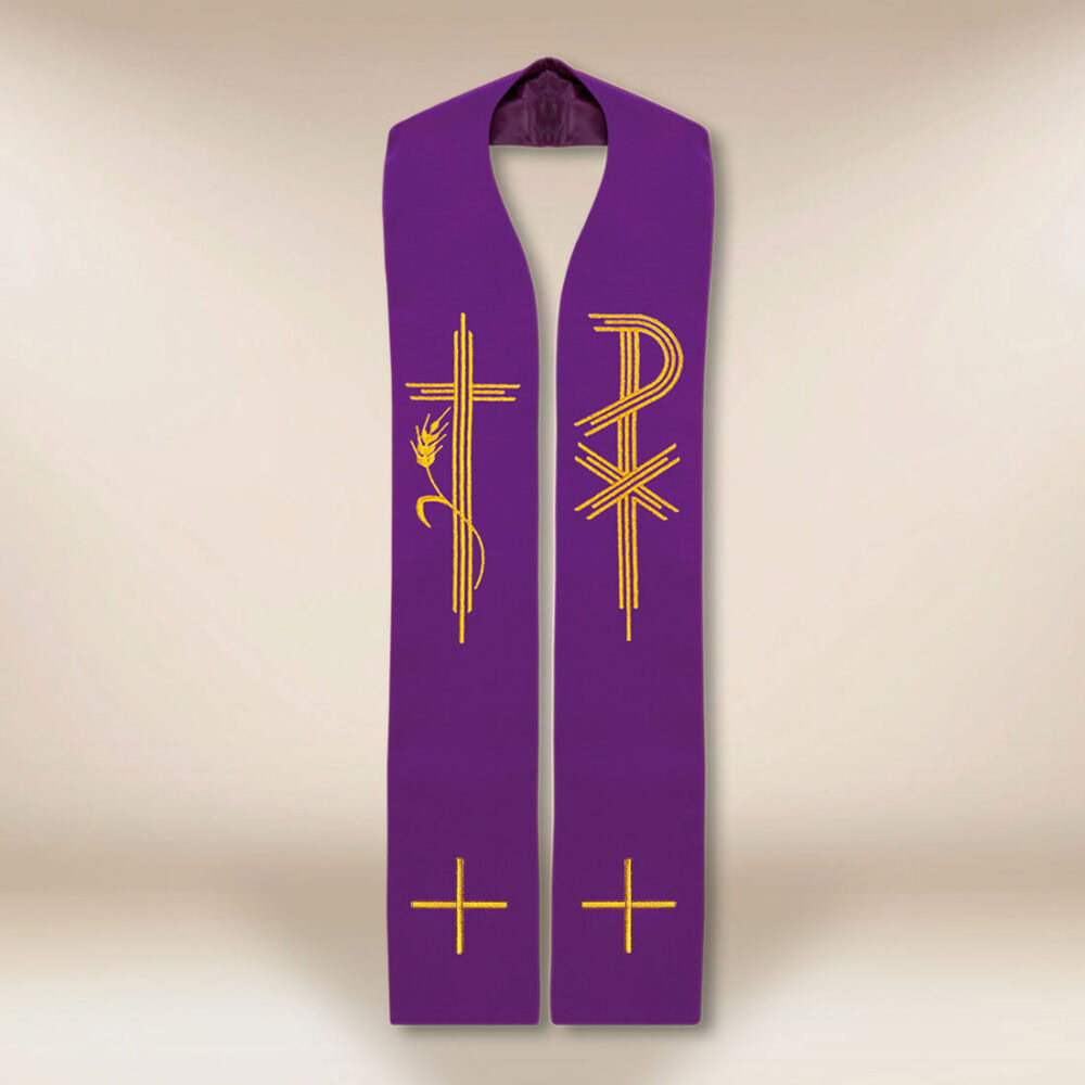 Stola sacerdotale ricamata PX