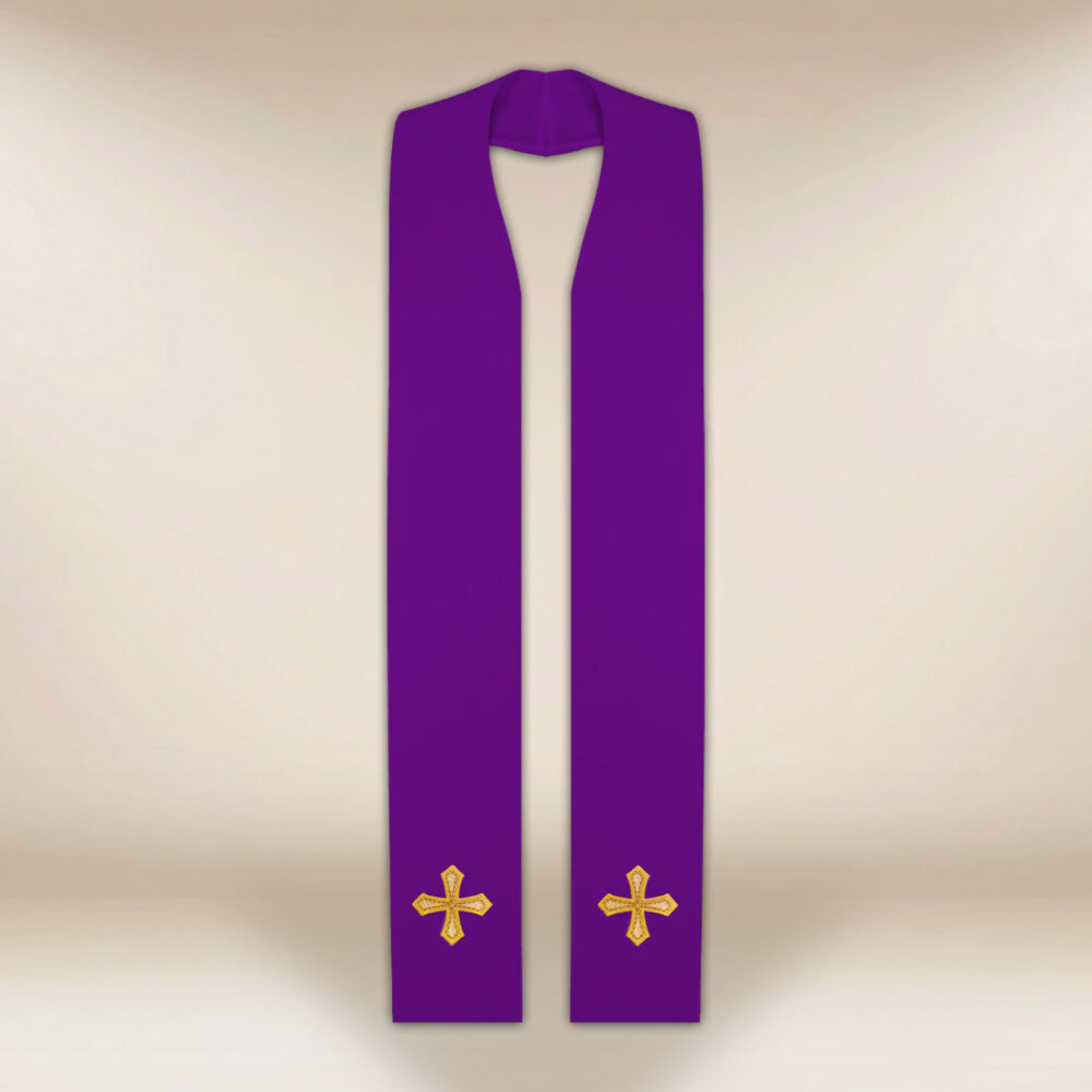 Stola sacerdotale per la confessione viola