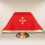Velo per calice rosso 55x55cm