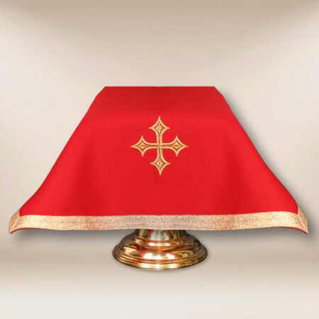 Velo per calice rosso 55x55cm