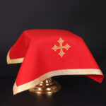 Velo per calice rosso 55x55cm