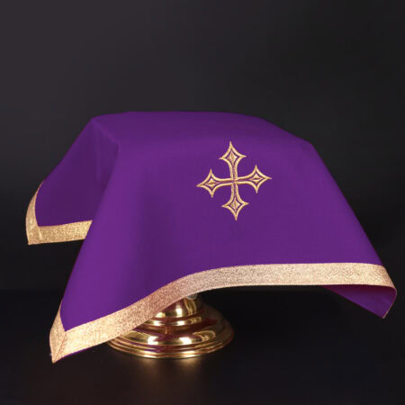 Velo per calice viola 45x45cm