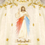 Casula sacerdotale ricamata Gesù Misericordioso