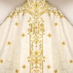Casula sacerdotale ricamata Gesù Misericordioso