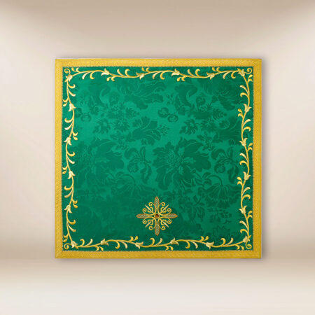 Velo liturgico per calice verde