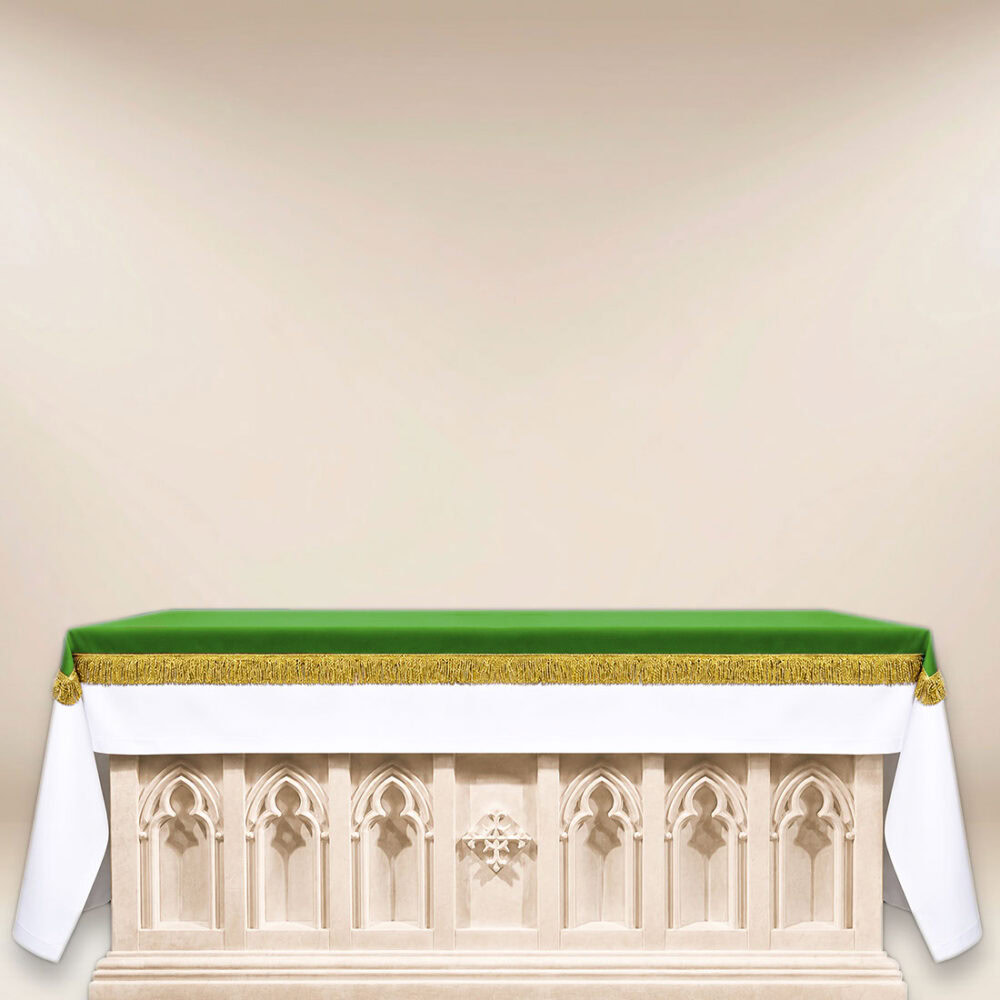 Copertura d'altare verde