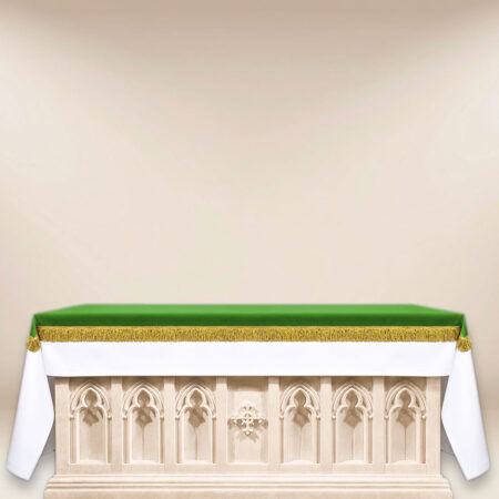Copertura d'altare verde