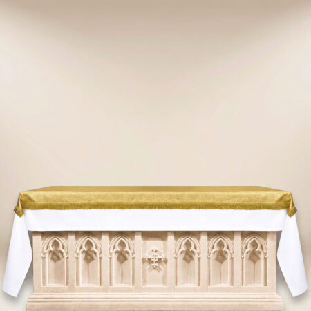Copertura d'altare in paillettes oro