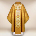 Casula sacerdotale ricamata Gesù Buon Pastore
