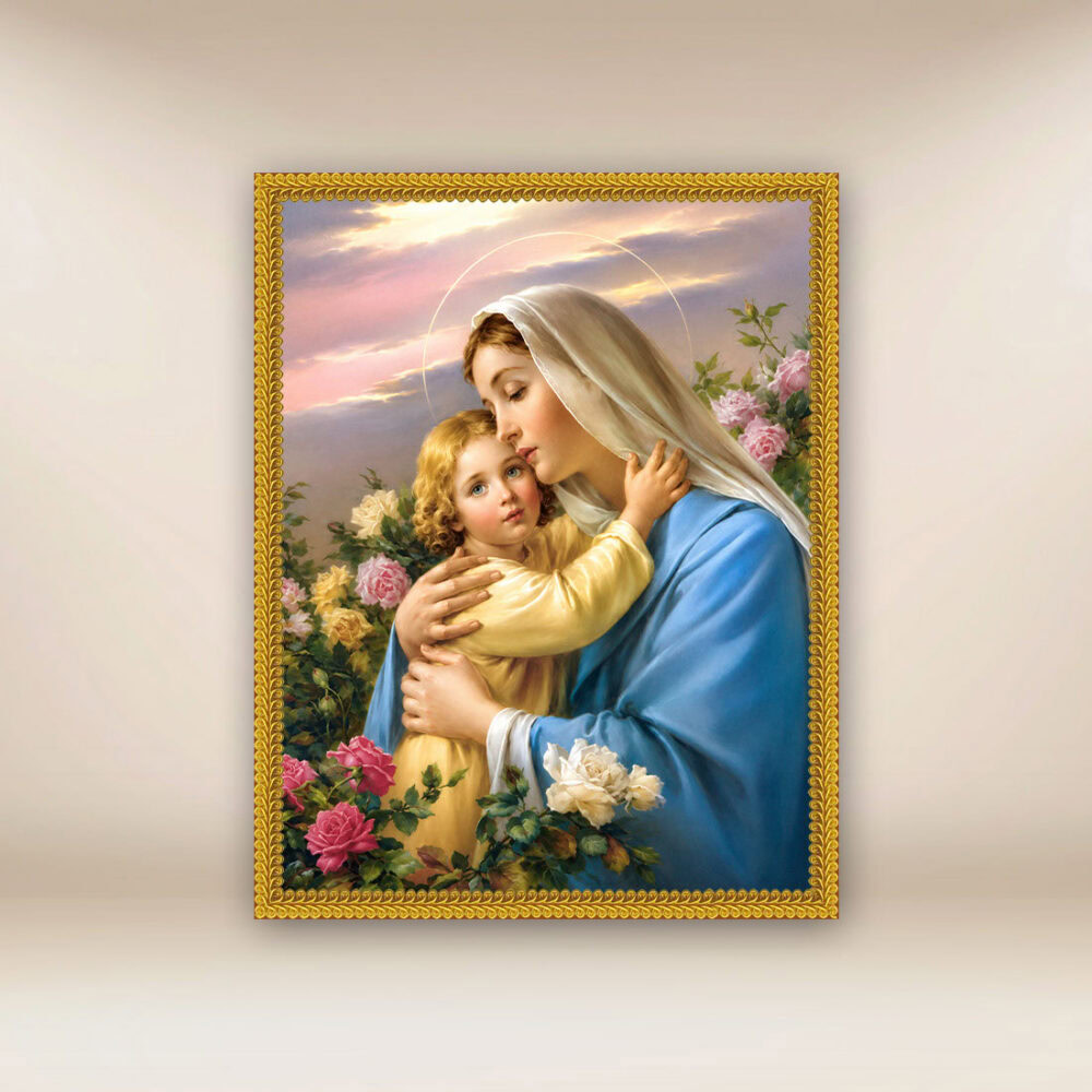 Immagine su Tessuto Madonna