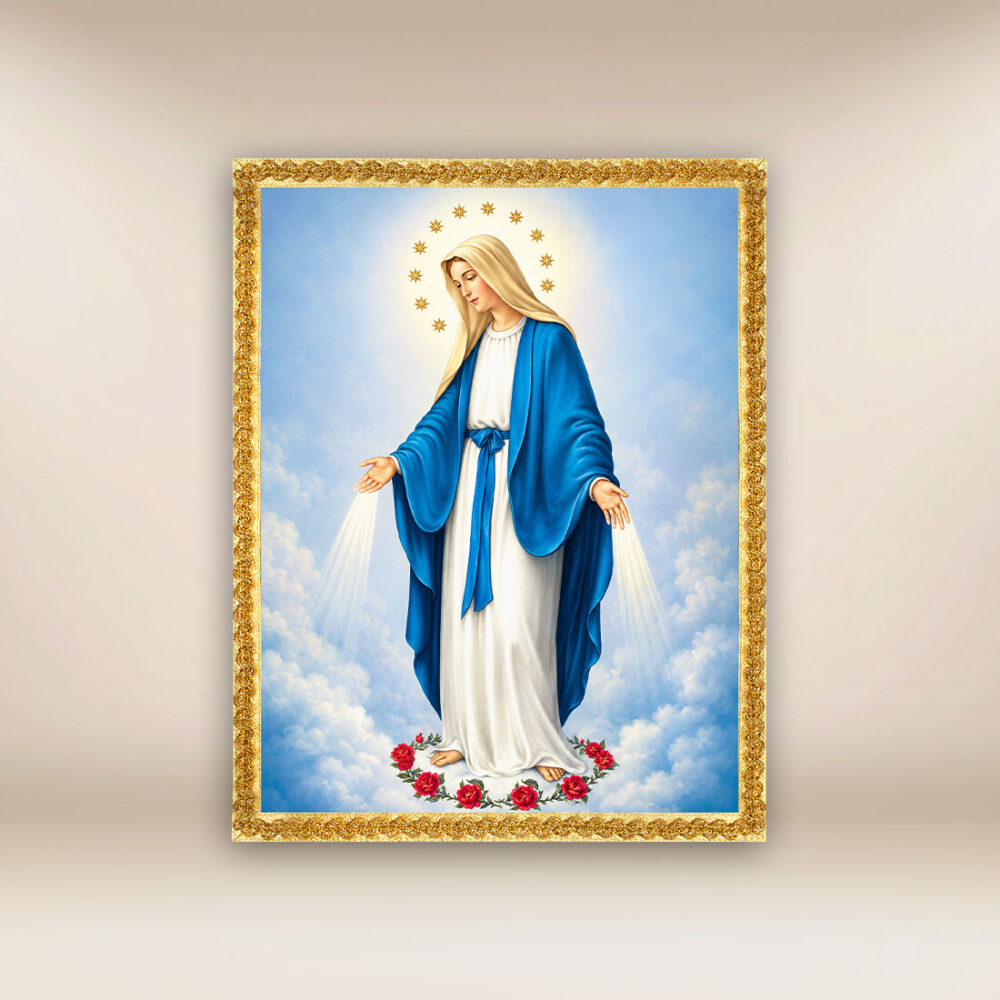 Immagine su Tessuto Madonna Immacolata