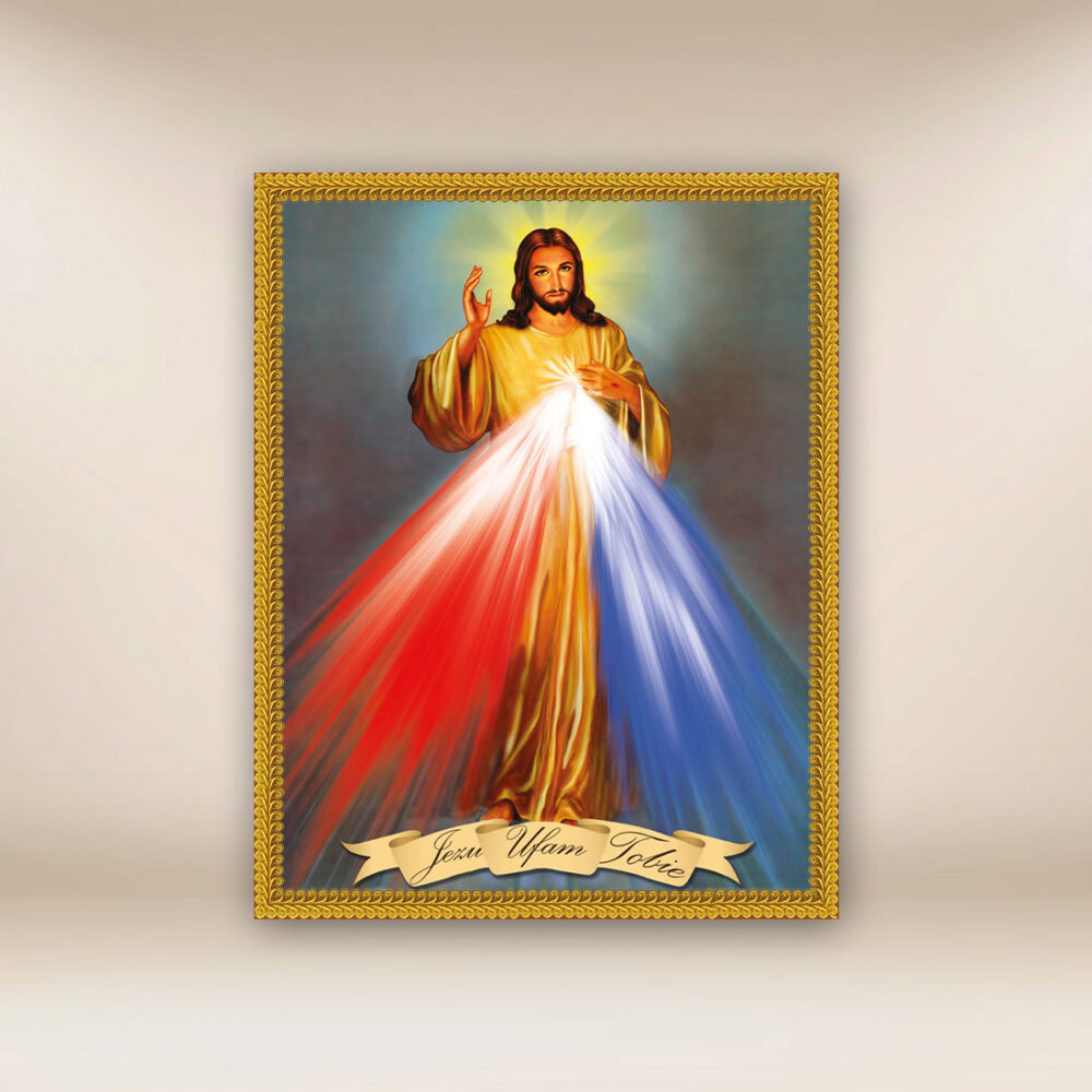 Immagine su tessuto Gesù Misericordioso