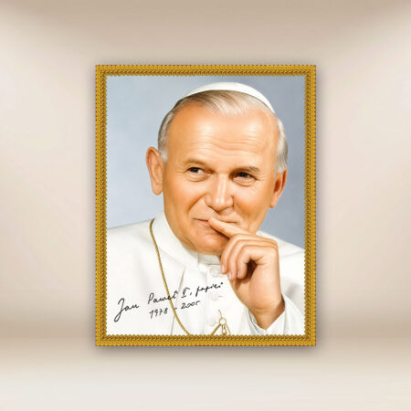 Immagine su Tessuto Giovanni Paolo II