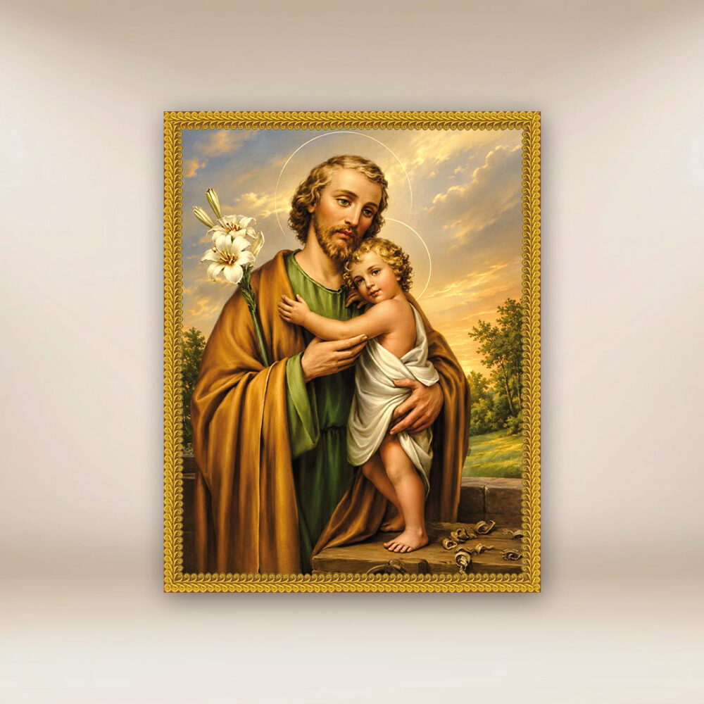 Immagine su tessuto San Giuseppe