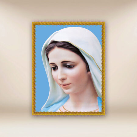 Immagine su tessuto Madonna Medjugorie