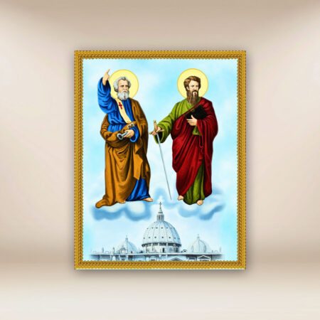 Immagine su tessuto San Pietro e Paolo